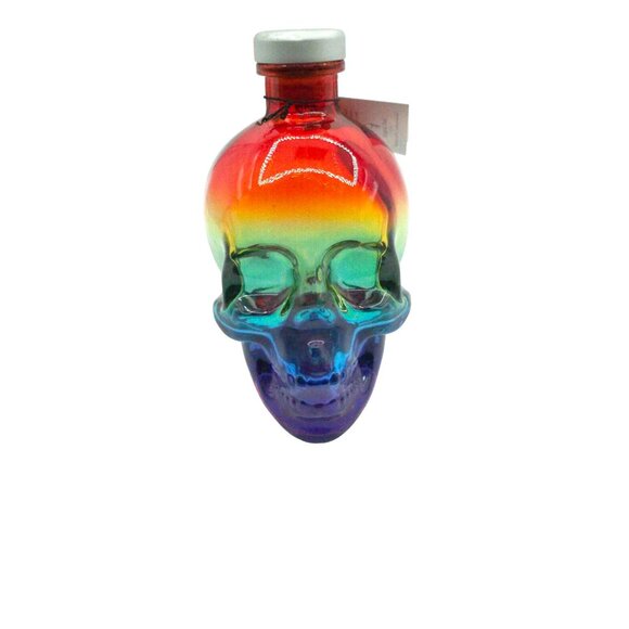 Crystal Head Rainbow Pride Vodka Collectible Art Bottle & Spirit - Picture 5 of 9